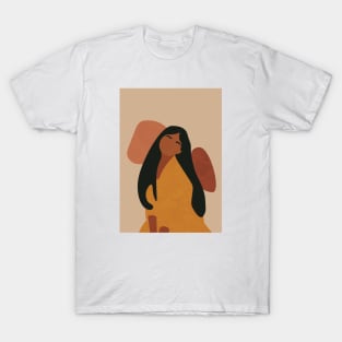 Abstract Woman - Modern Minimalist T-Shirt